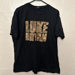 Very‎ Important Tee Luke Bryan Camo Print Orange Deer Back XXL